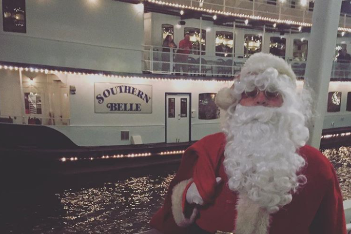 Santa on the Southern Belle Riverboat