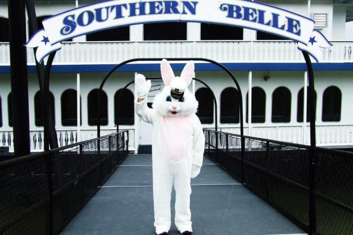 Easter Bunny on The Southern Belle Riverboat