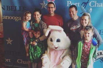 Easter Bunny on The Southern Belle Riverboat